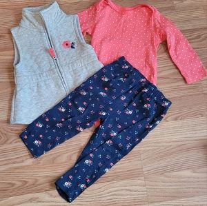 3 piece vest set